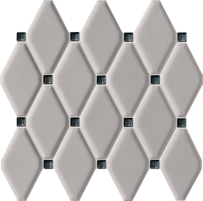 Tubadzin Abisso grey mozaik dekorcsempe 27x29,8 cm