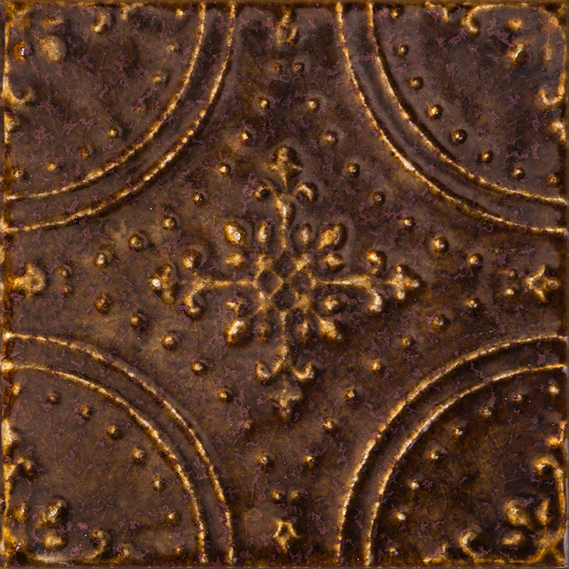 Tubadzin Tinta brown dekorcsempe 14,8x14,8 cm