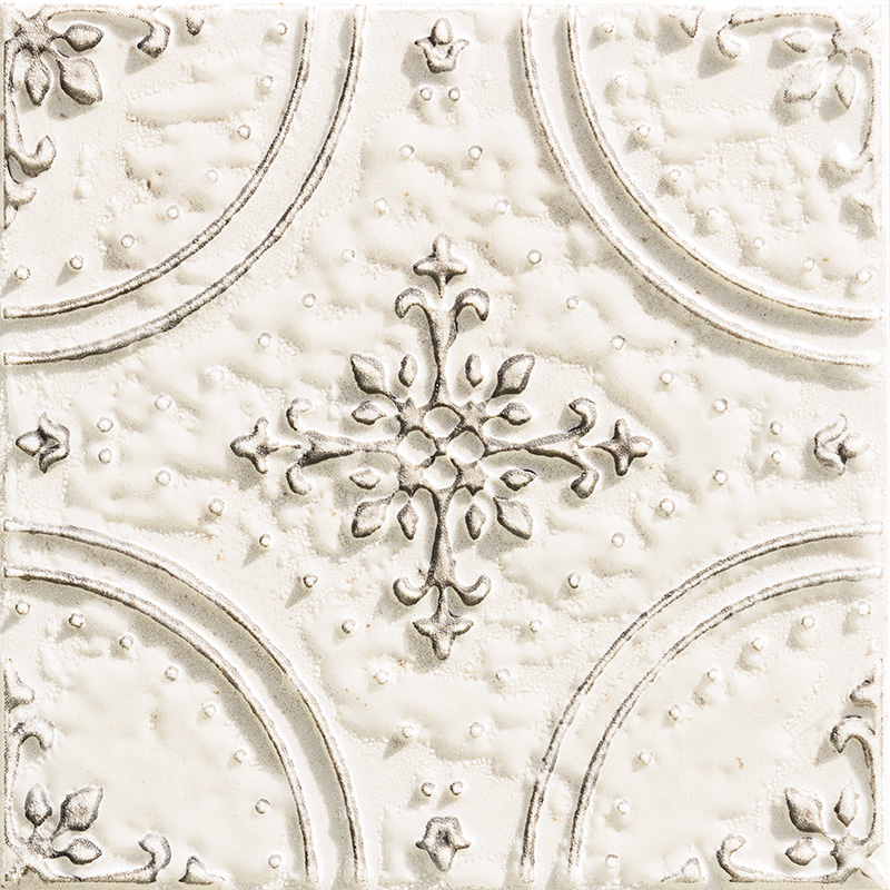 Tubadzin Tinta white dekorcsempe 14,8x14,8 cm